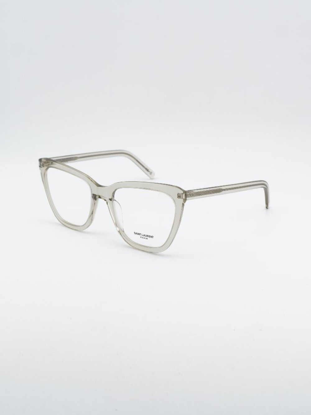 Saint Laurent SL548 SLIM OPT 005 Eyeglasses Green 55mm Cat Eye Frame